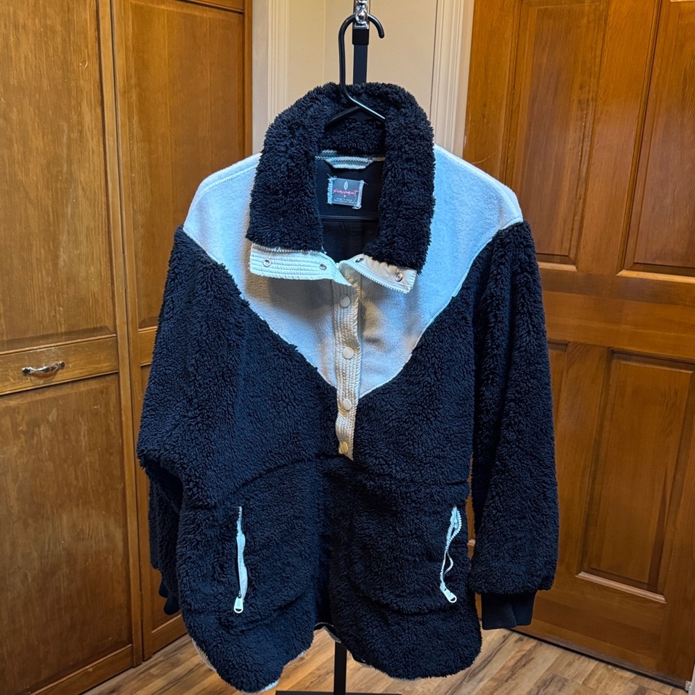 FP Movement by Free People Black and Cream Jacket